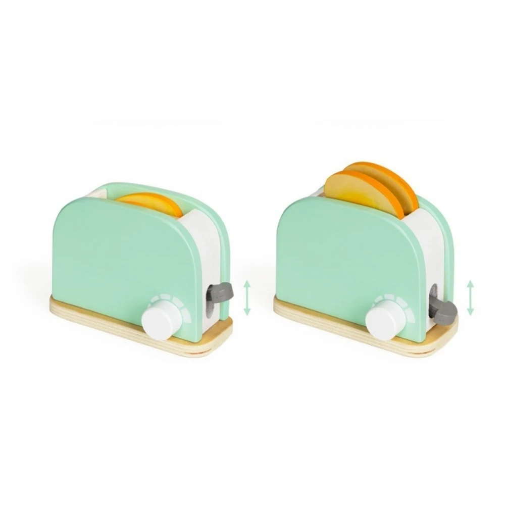 Prajitor de paine din lemn cu accesorii Ecotoys [5]
