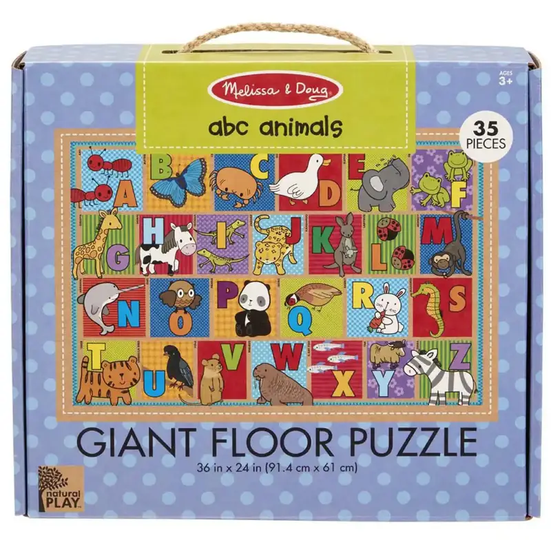Primul meu puzzle de podea eco Alfabetul Animalelor - Melissa and Doug [1]