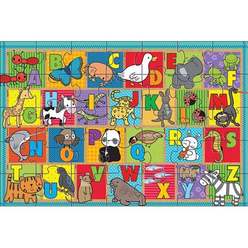 Primul meu puzzle de podea eco Alfabetul Animalelor - Melissa and Doug [2]