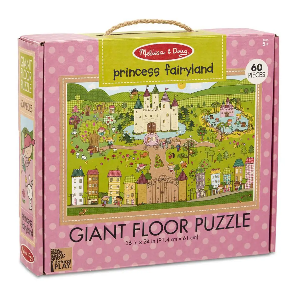 Primul meu puzzle de podea eco Tinutul Printelesor - Melissa & Doug [3]