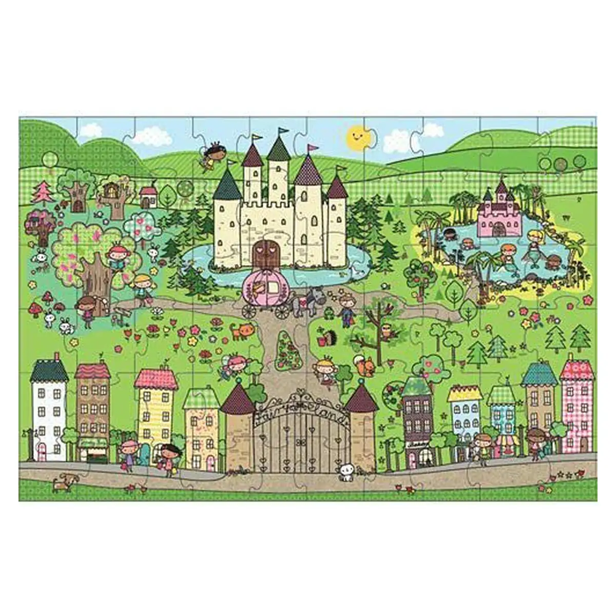 Primul meu puzzle de podea eco Tinutul Printelesor - Melissa & Doug [2]