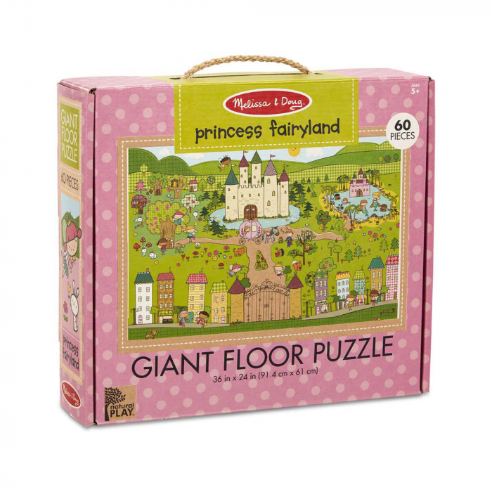 Primul meu puzzle de podea eco Tinutul Printelesor - Melissa & Doug [3]
