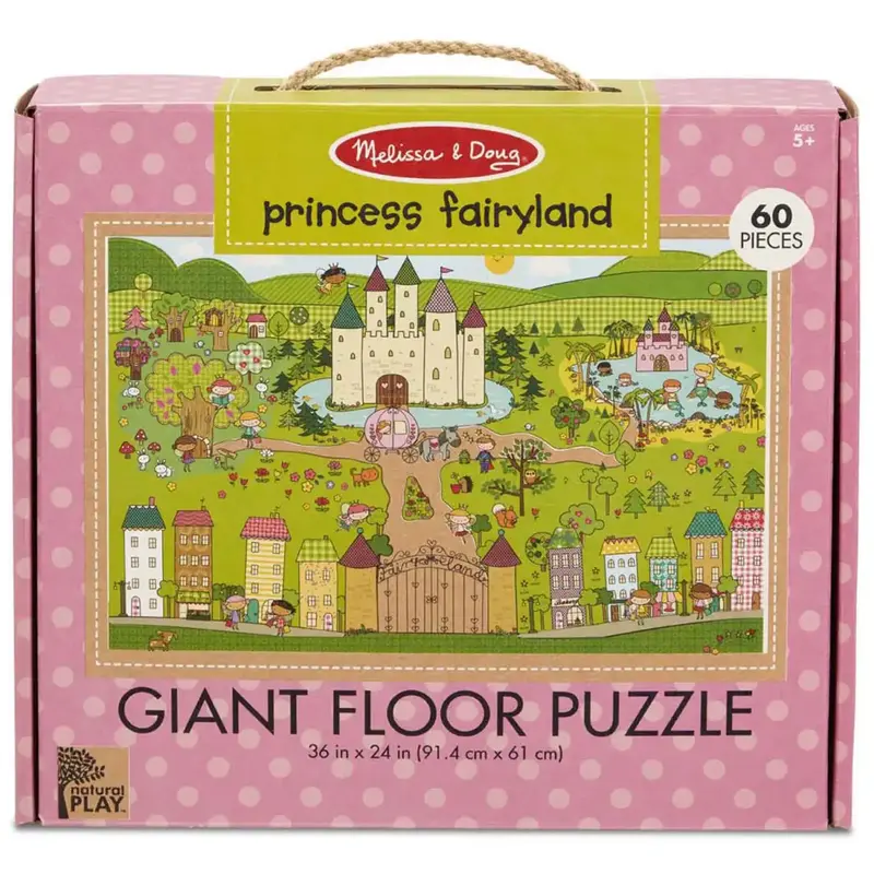 Primul meu puzzle de podea eco Tinutul Printelesor - Melissa & Doug [1]