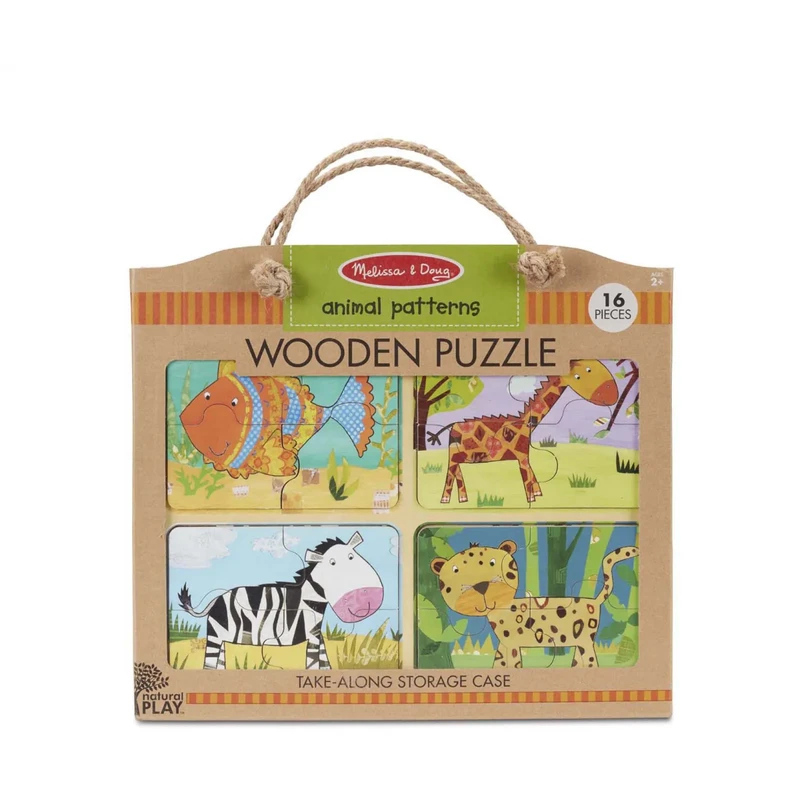 Primul meu puzzle eco din lemn Animalele - Melissa & Doug [1]