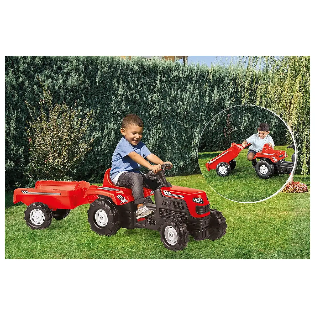 Primul meu tractor cu remorca DOLU 3 ani+ [2]