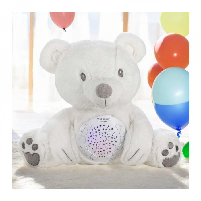 Proiector muzical, Free2Play, Din plus, Bear White [3]