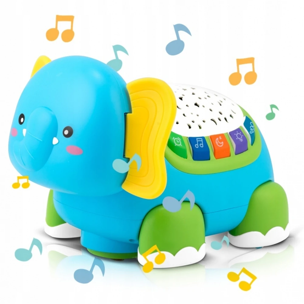 Proiector sub forma de elefant cu telecomanda Ricokids [4]