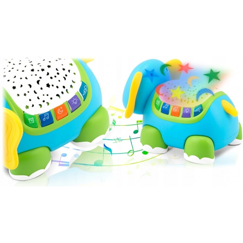 Proiector sub forma de elefant cu telecomanda Ricokids [2]