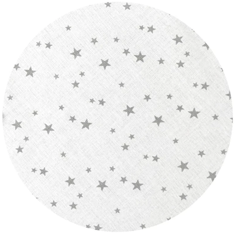 Prosop cu gluga, MimiNu, 100x100 cm, bumbac si thermo fleece, Mini Gray Stars [3]
