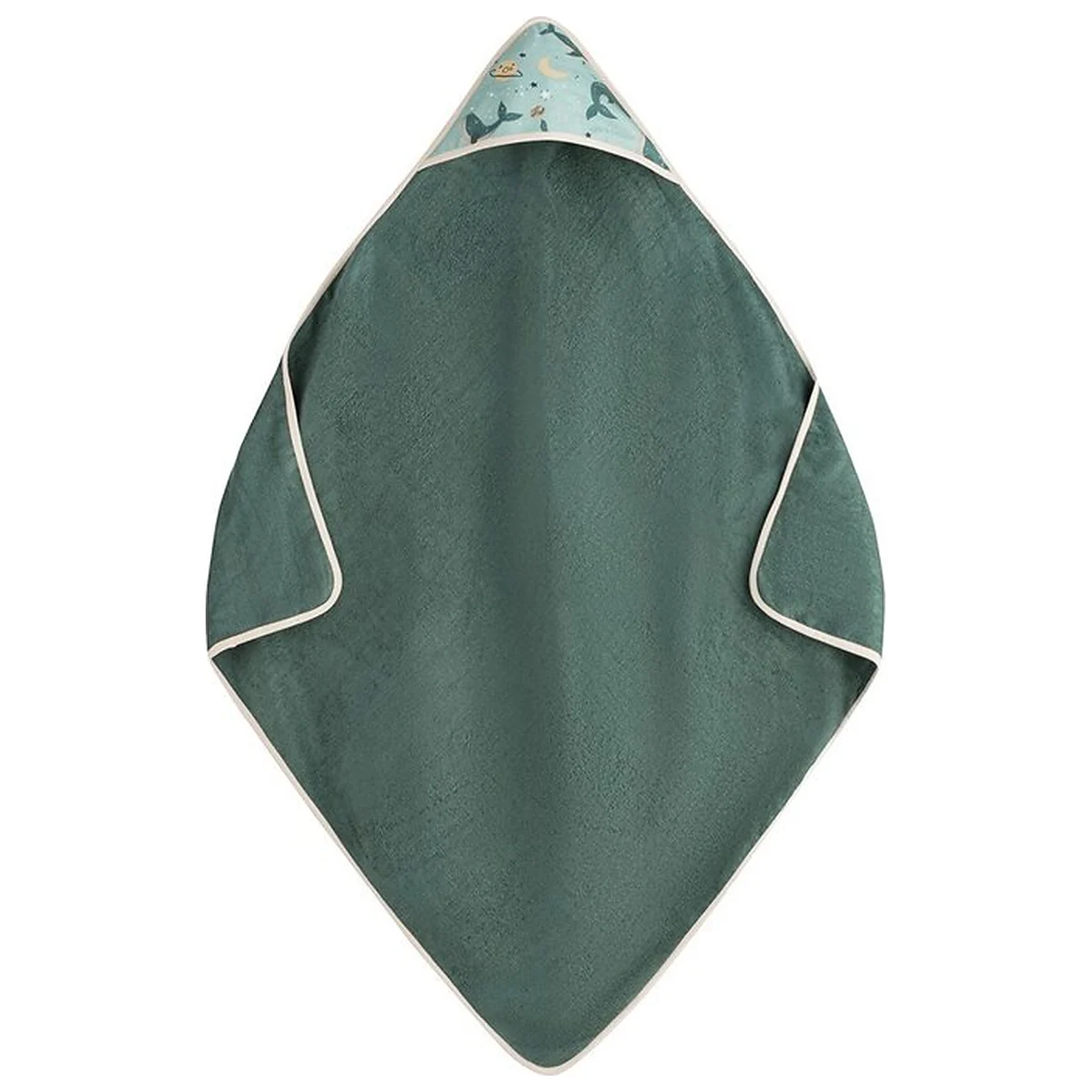 Prosop cu gluga, Petite&Mars, Loulou, Mare, 100 x 100 cm, 70% bambus, 30% bumbac, Certificare Oeko-Tex Standard 100, [4]