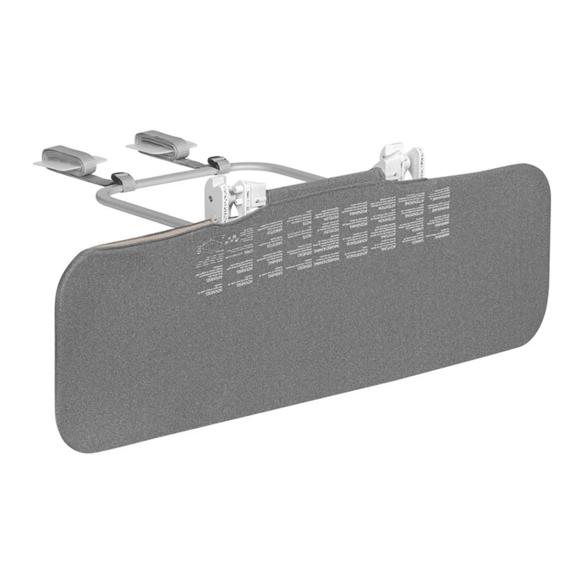 Protectie laterala pat, Lionelo, Lora, Pliabila, Sistem de blocare StandSafe, 105 x 45 cm, Gri [8]