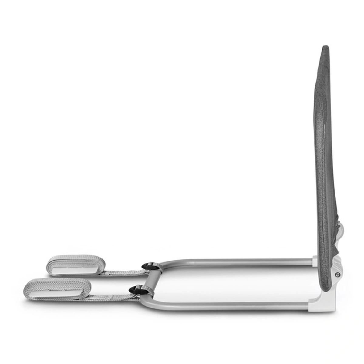 Protectie laterala pat, Lionelo, Lora, Pliabila, Sistem de blocare StandSafe, 105 x 45 cm, Gri [4]