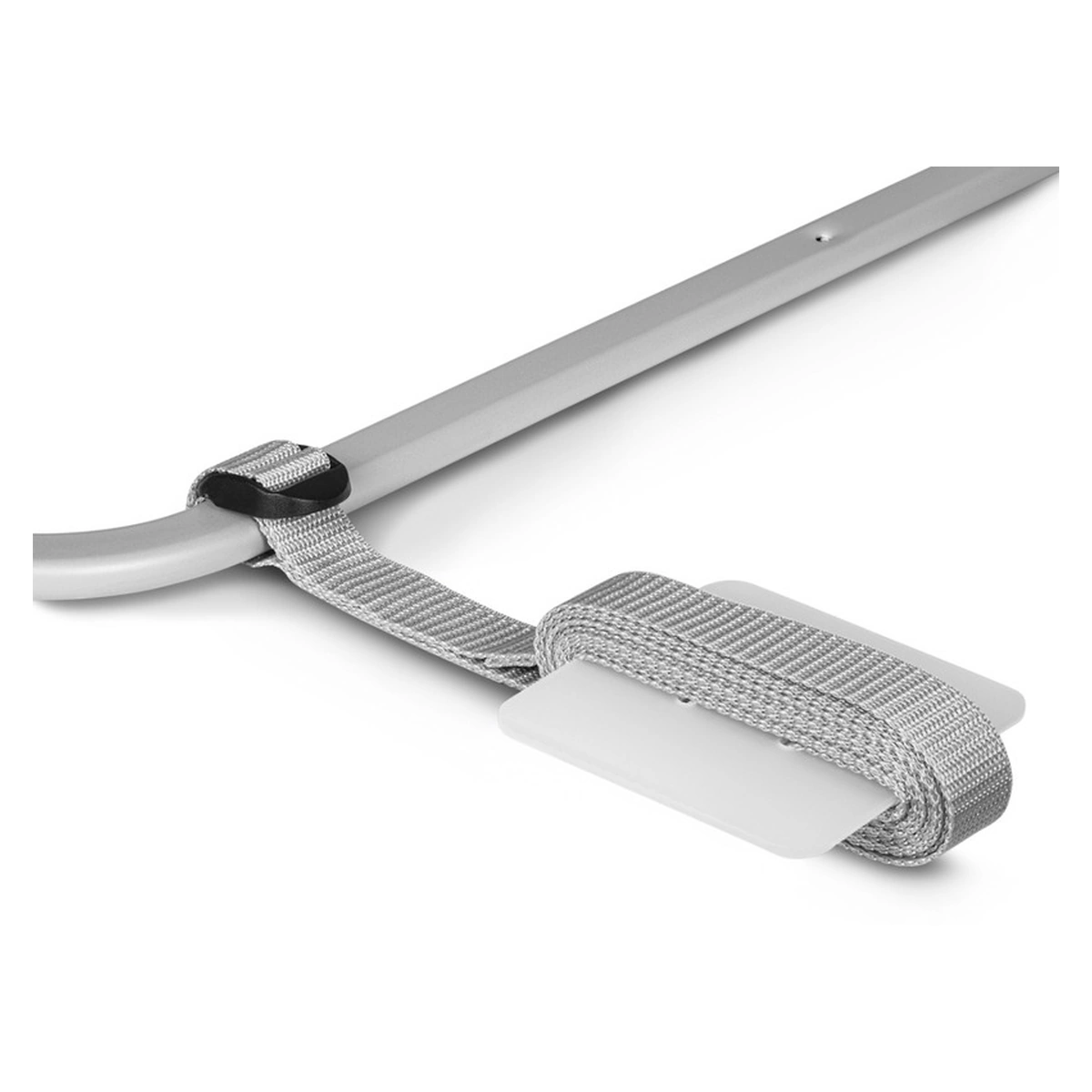 Protectie laterala pat, Lionelo, Lora, Pliabila, Sistem de blocare StandSafe, 105 x 45 cm, Gri [11]