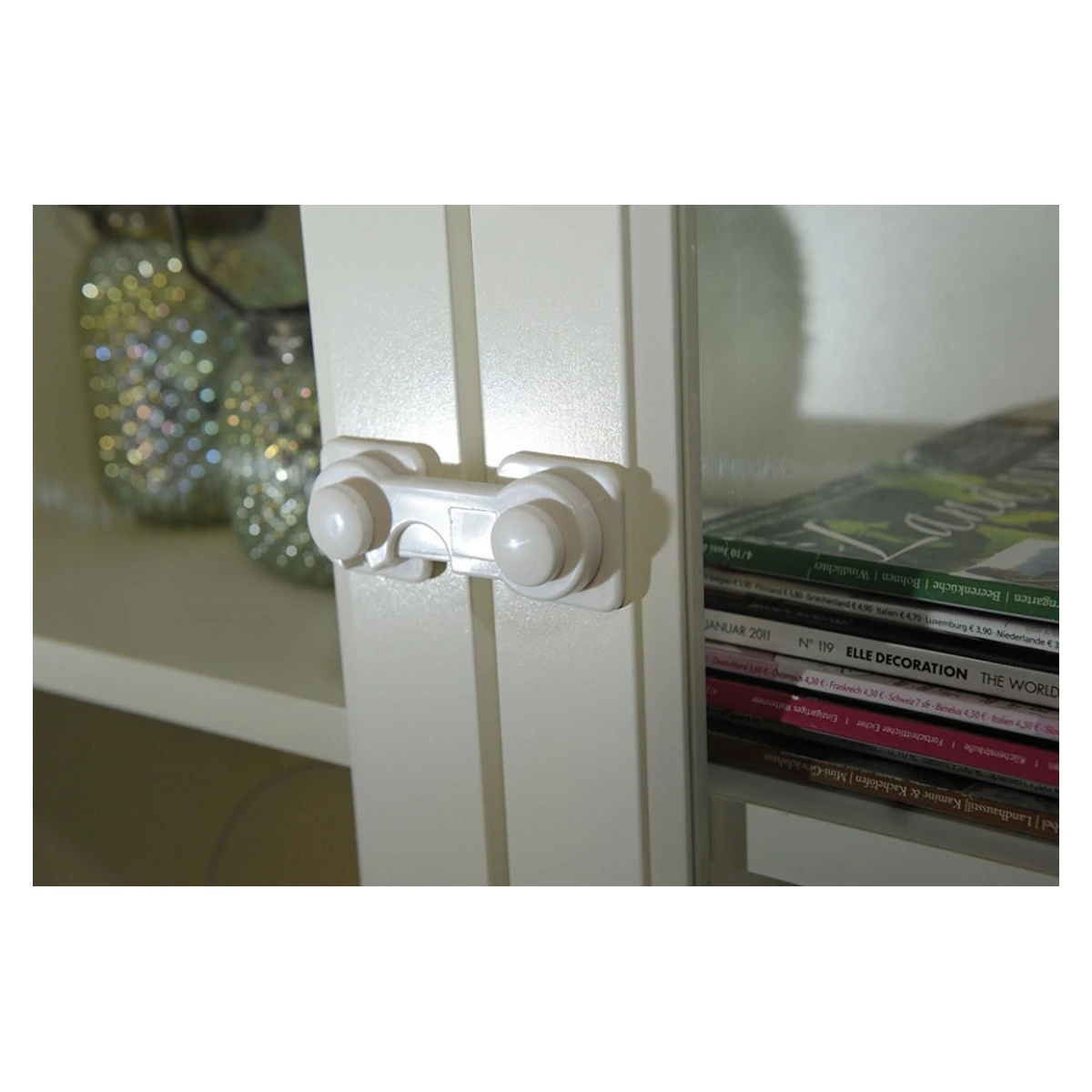 Protectie pentru dulapuri si sertare Alb BabyJem [3]