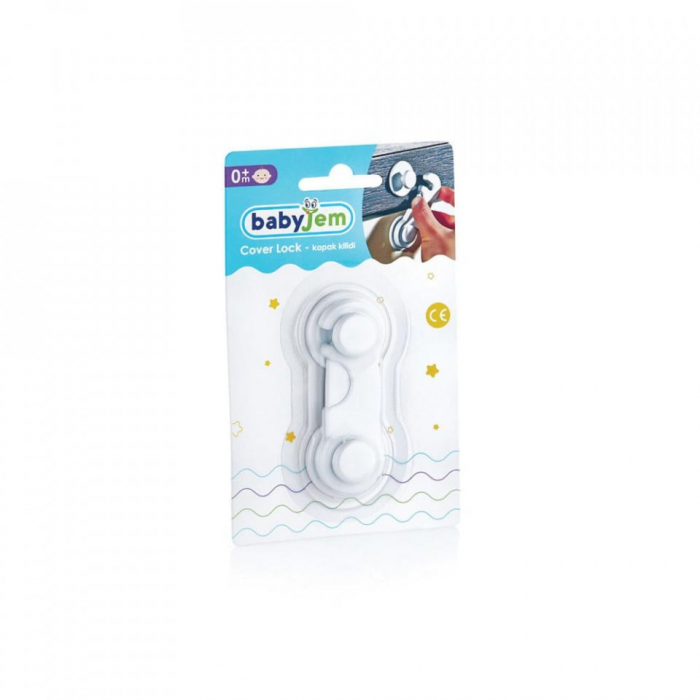 Protectie pentru dulapuri si sertare Alb BabyJem [6]