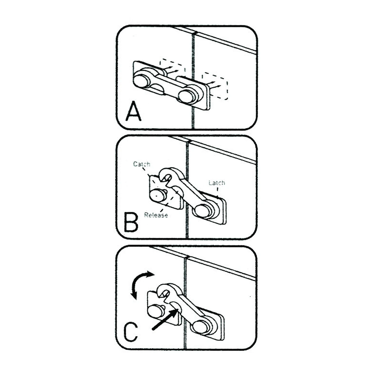Protectie pentru dulapuri si sertare Alb BabyJem [6]
