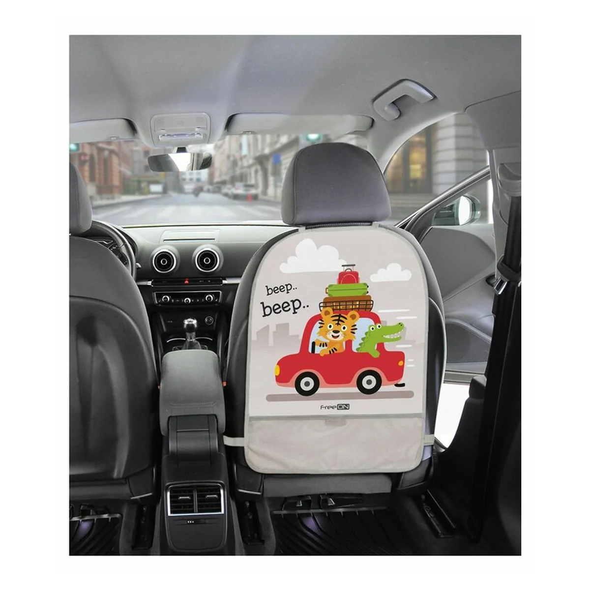 Protectie spatar, FreeON, Pentru masina, 61x45 cm, Lion [2]