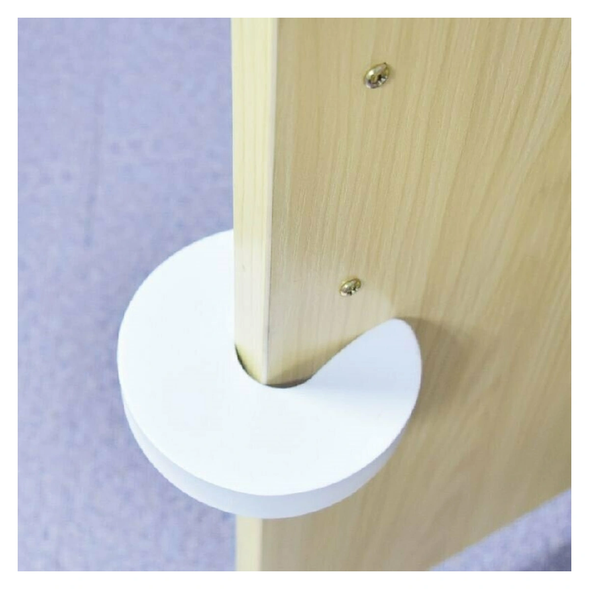 Protectii pentru oprirea usilor Feedo, Din spuma EVA, 4 bucati, Alb [4]