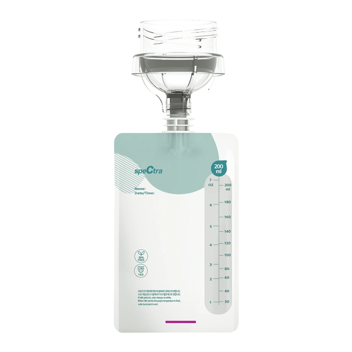 Pungi colectare lapte cu conectare directa (10 pungi, conector inclus) [3]