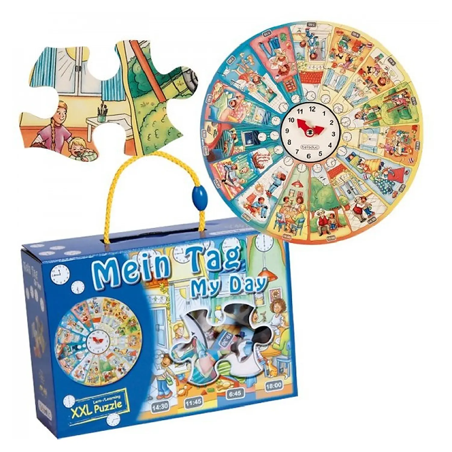 Puzzle circular Invata ceasul Beleduc [1]