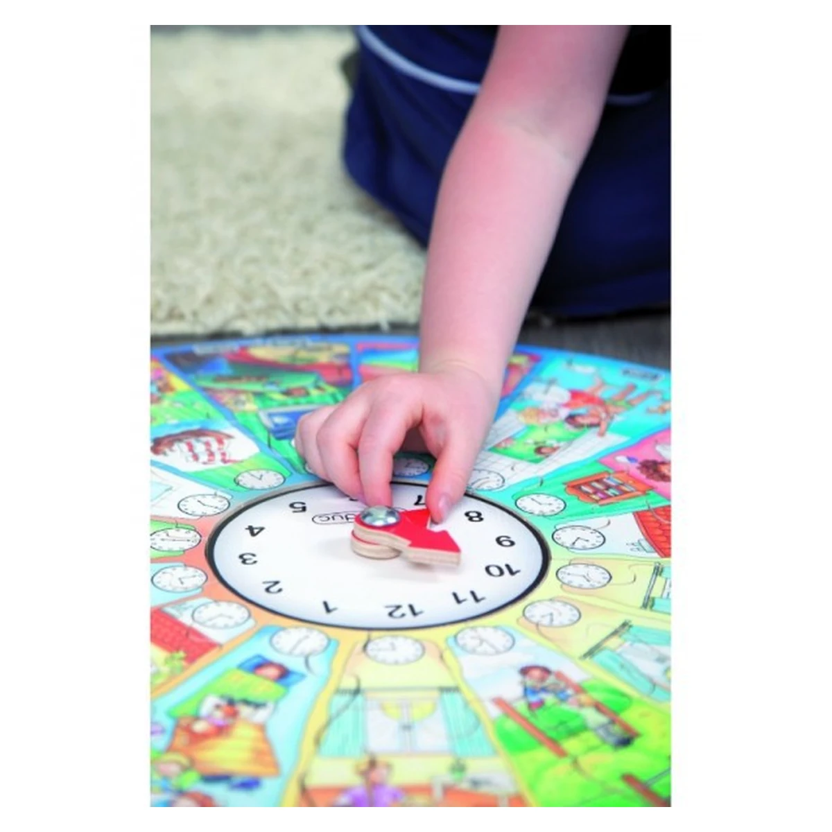 Puzzle circular Invata ceasul Beleduc [2]