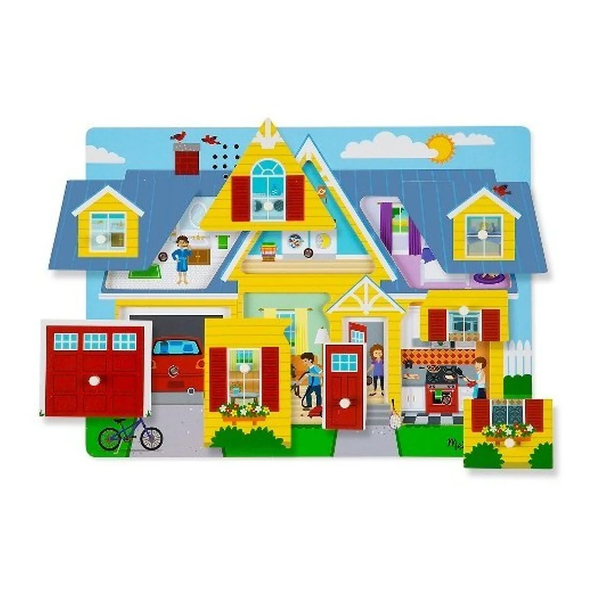 Puzzle cu sunete Casa mea Melissa and Doug [2]
