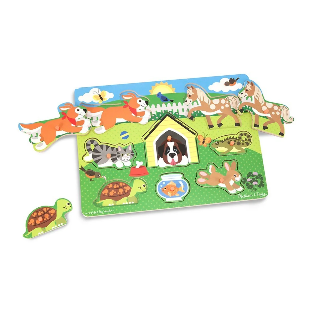 Puzzle din lemn Animalele de companie [2]