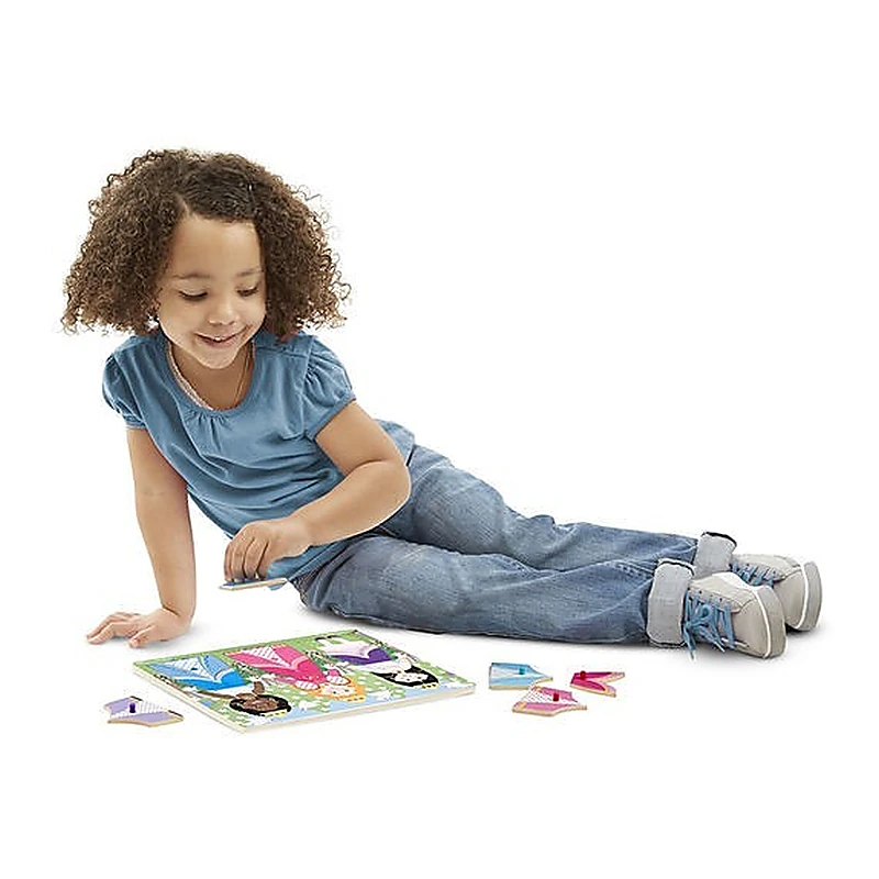 Puzzle din lemn Imbraca Printese [3]