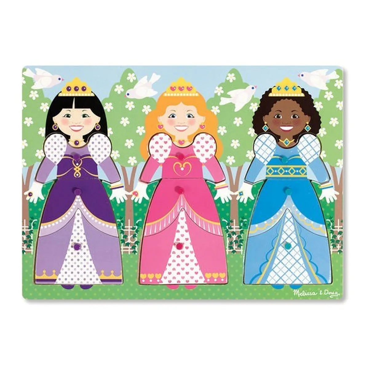 Puzzle din lemn Imbraca Printese [2]