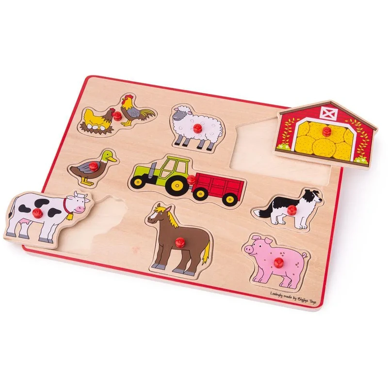 Puzzle din lemn incastru - Ferma [2]