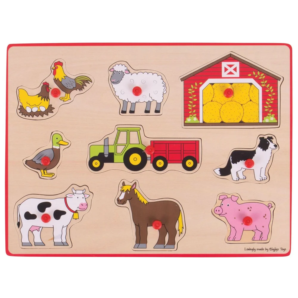 Puzzle din lemn incastru - Ferma [1]