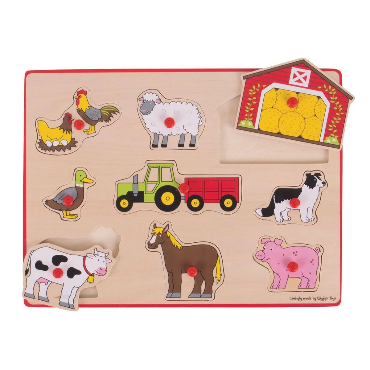 Puzzle din lemn incastru - Ferma [3]