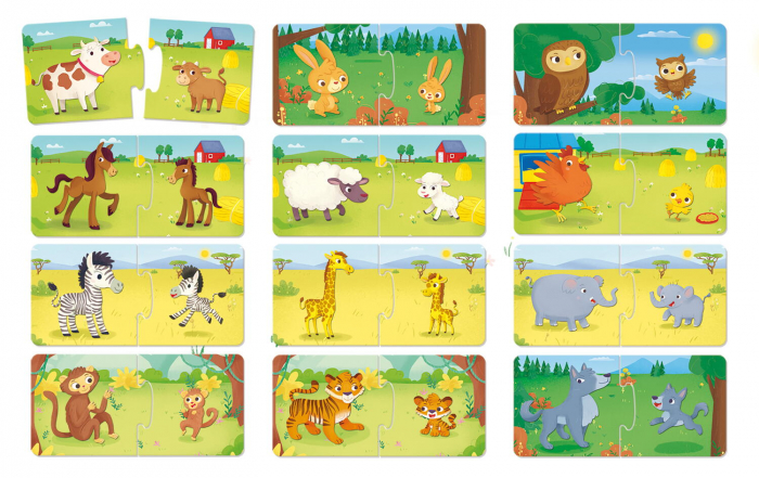 Puzzle duo - Mama si puiul [2]