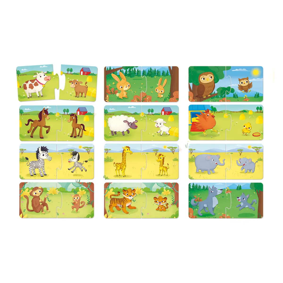 Puzzle duo - Mama si puiul [2]