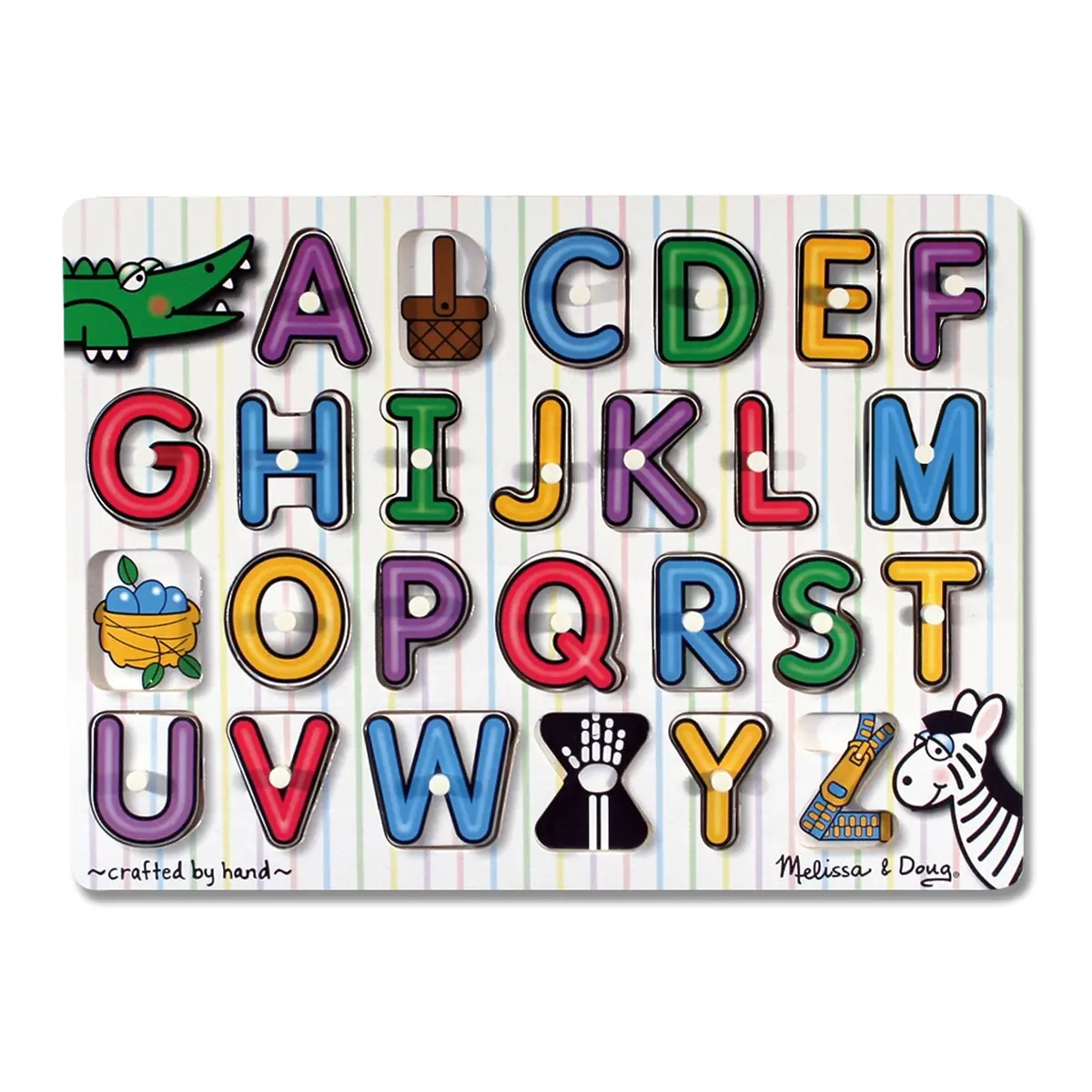 Puzzle lemn Alfabet Melissa and Doug [2]