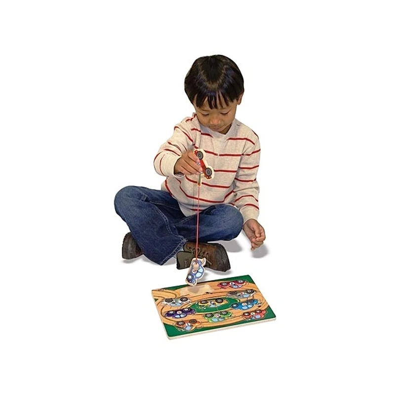 Puzzle lemn magnetic Remorcherul Melissa and Doug [2]