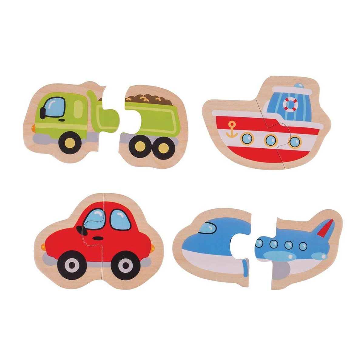 Puzzle - mijloace de transport (8 piese) [2]