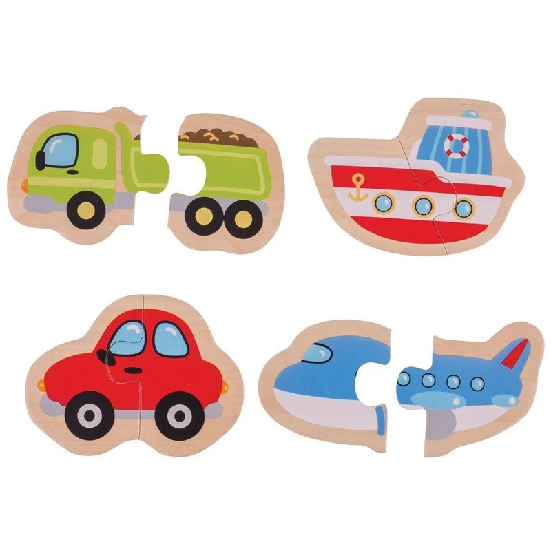 Puzzle - mijloace de transport (8 piese) [2]
