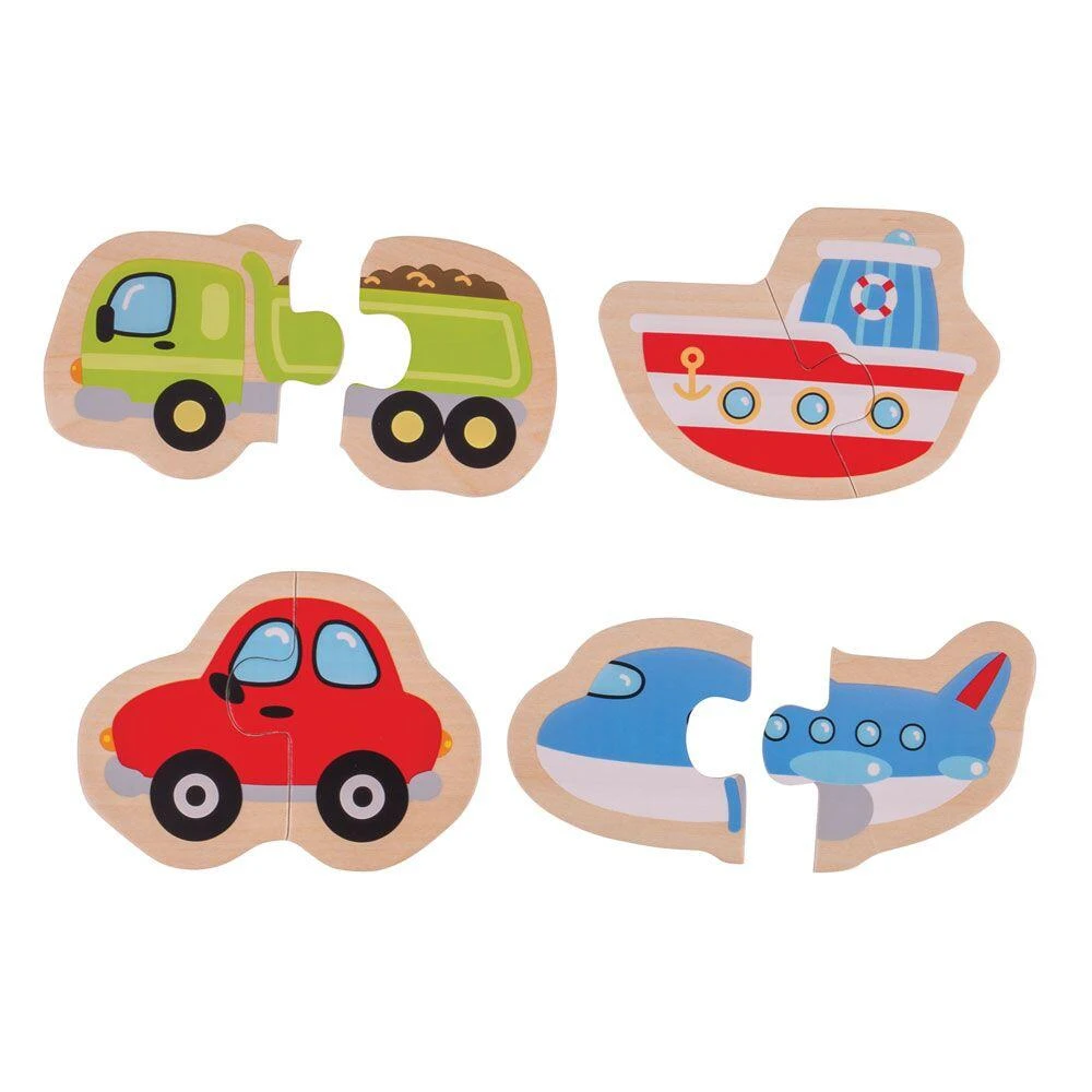 Puzzle - mijloace de transport (8 piese) [2]
