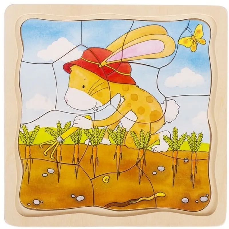 Puzzle stratificat Gradina iepurasilor [4]
