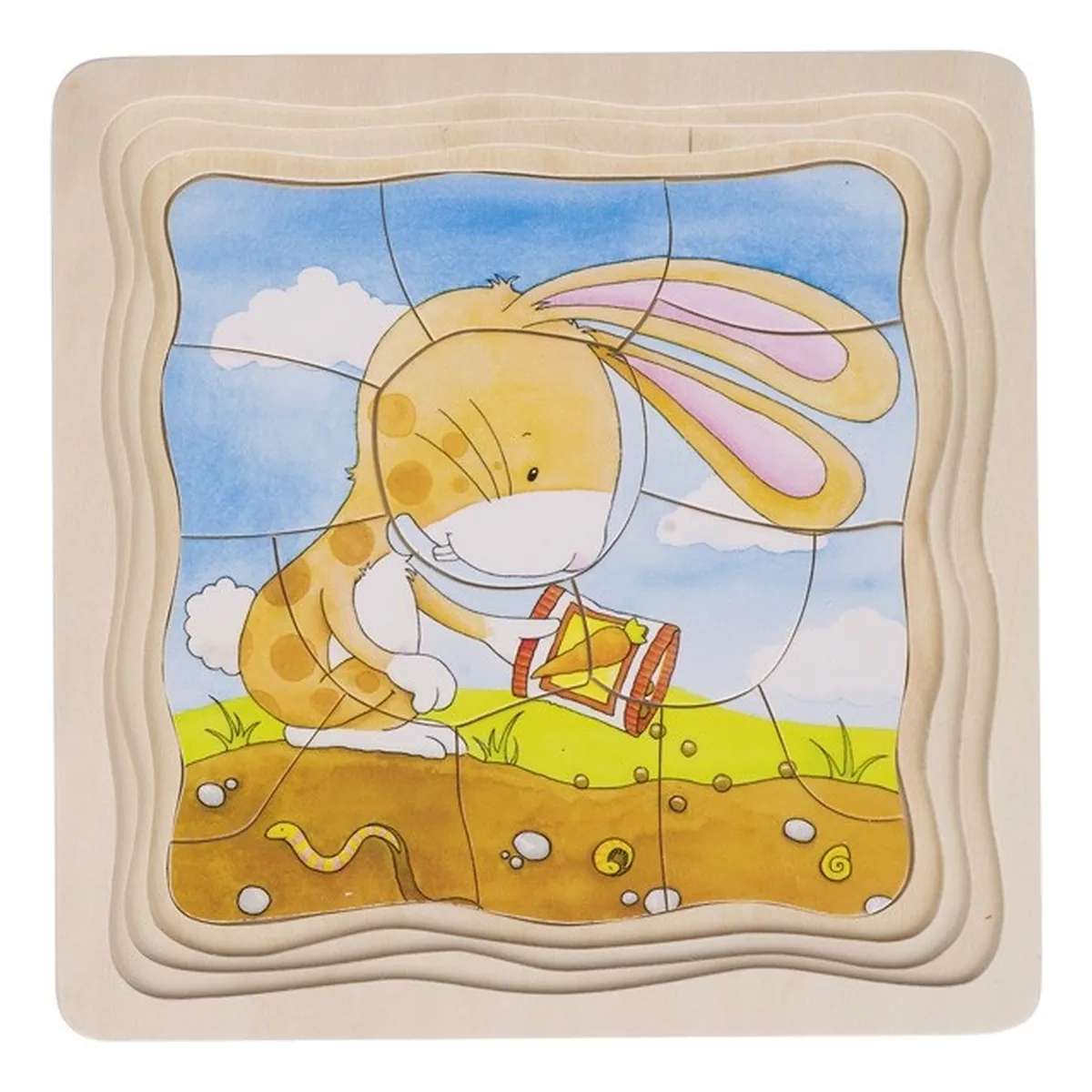 Puzzle stratificat Gradina iepurasilor [2]