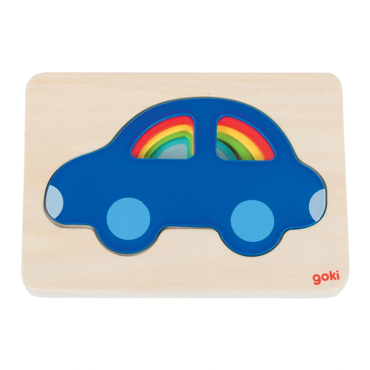 Puzzle stratificat Masinute colorate [3]