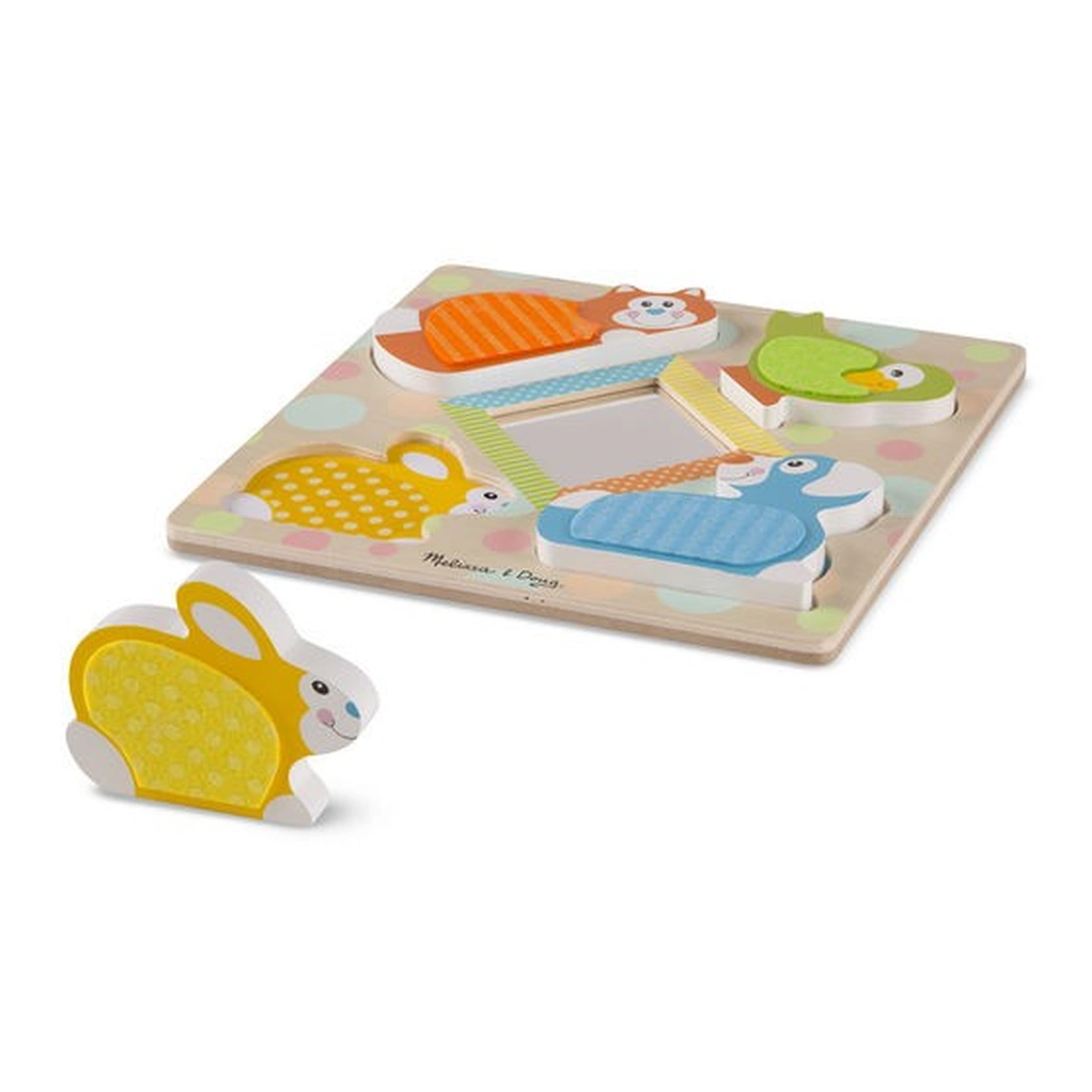 Puzzle tactil cu oglinda Pets Melissa and Doug [2]