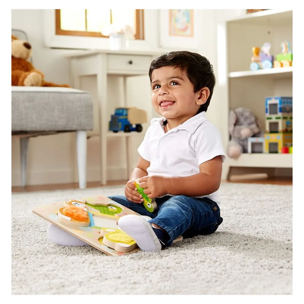 Puzzle tactil cu oglinda Pets Melissa and Doug [4]