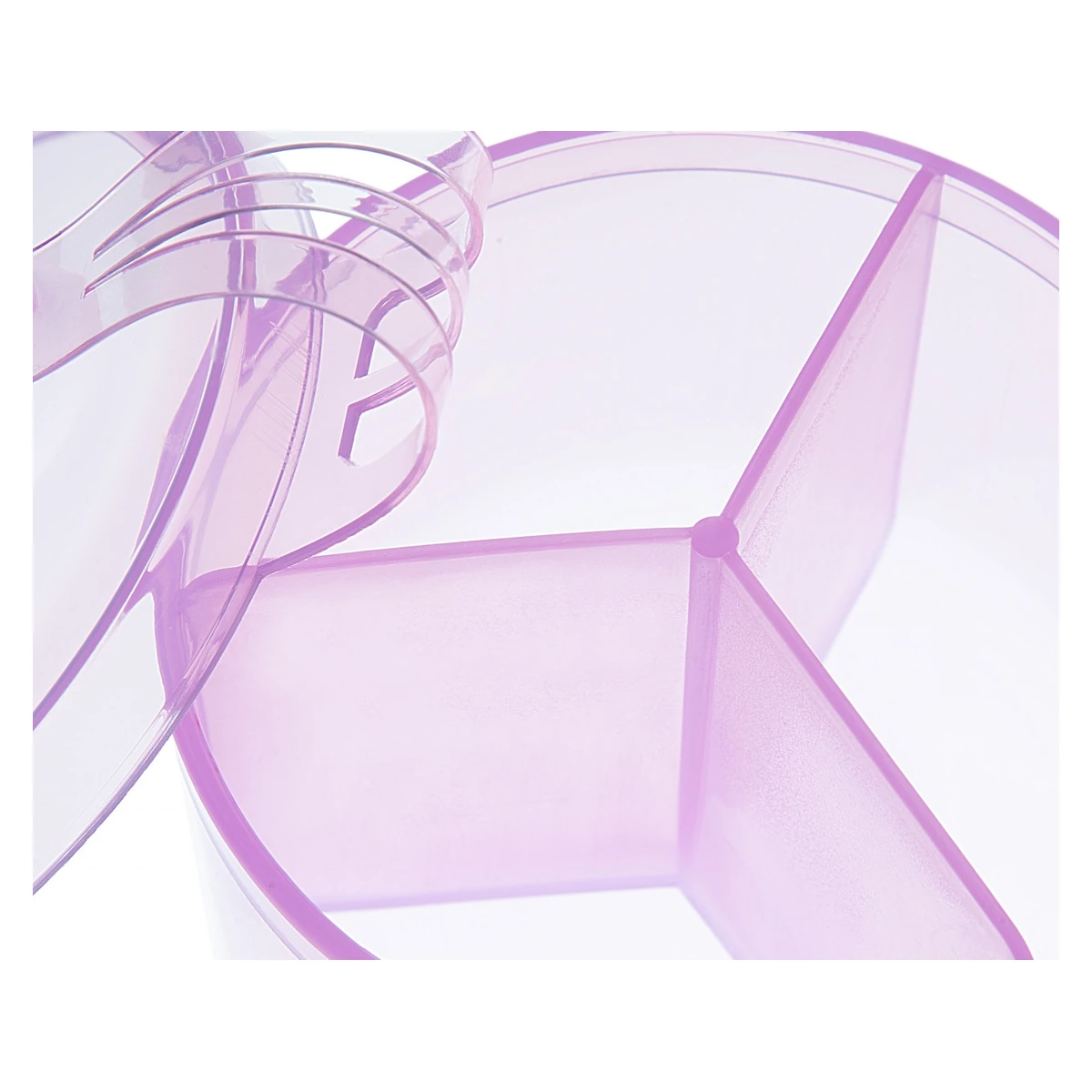 Recipient pentru lapte praf cu 3 compartimente Roz BabyJem [6]