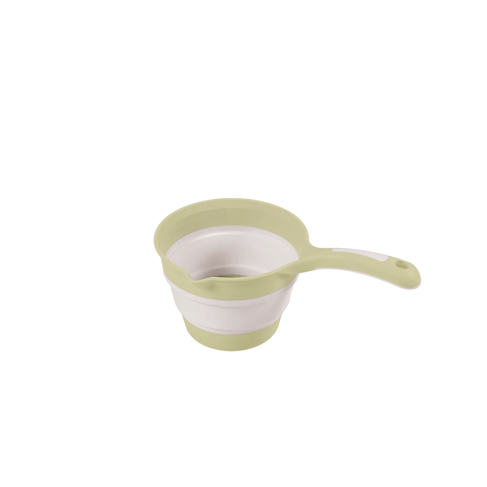 Recipient pliabil cu maner pentru baie - Verde Eco [1]