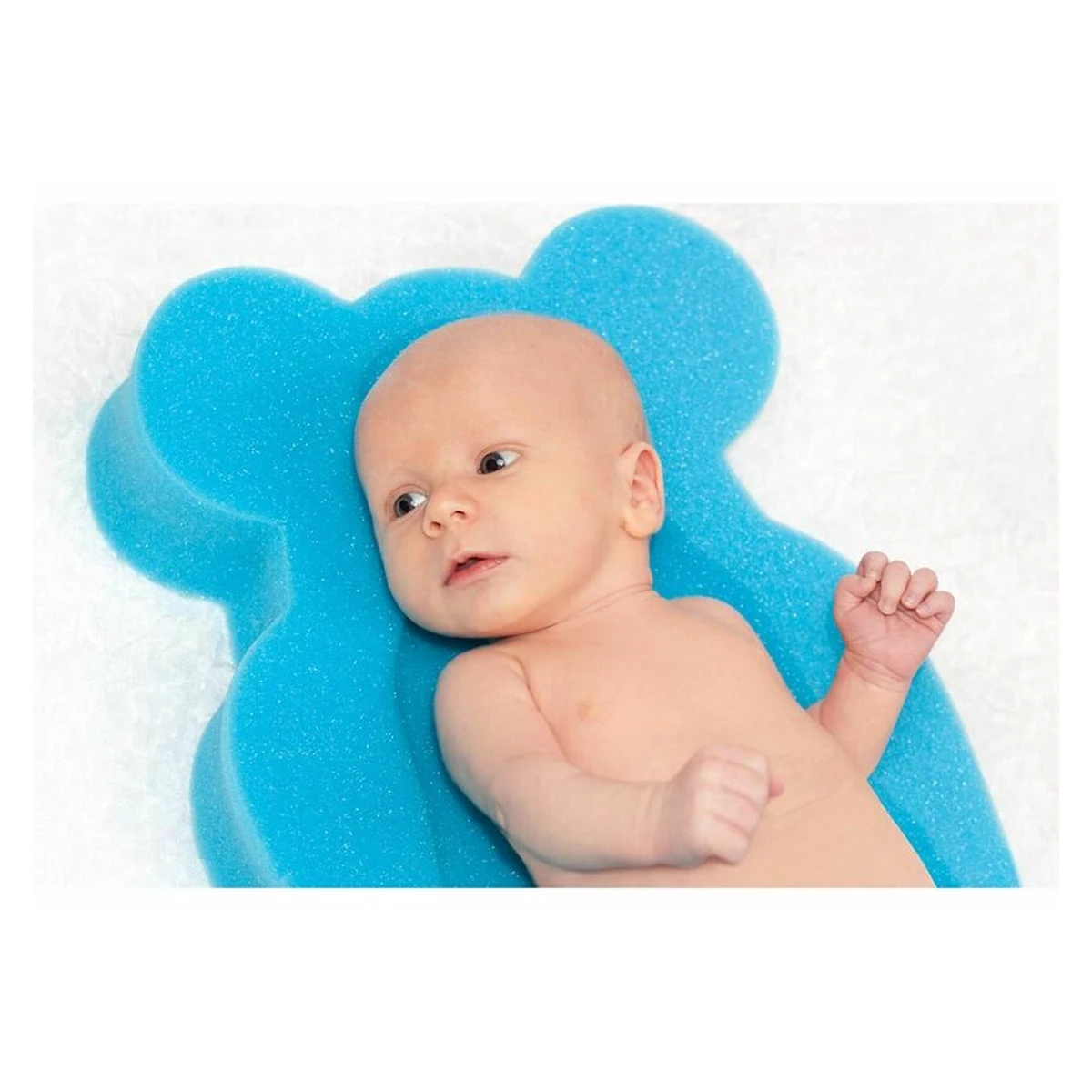 Reductor de baie, New Baby, Maxi, Din burete, 58 cm, Cu jucarii din spuma, Bear Blue [2]