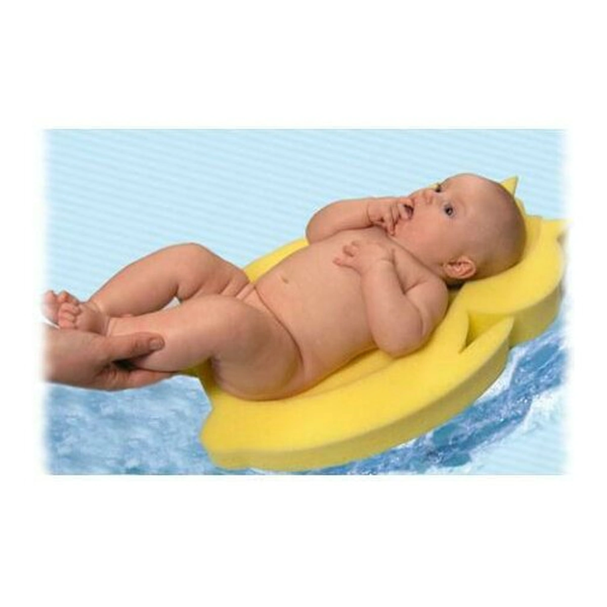 Reductor de baie, New Baby, Maxi, Din burete, 58 cm, Cu jucarii din spuma, Bear Yellow [2]