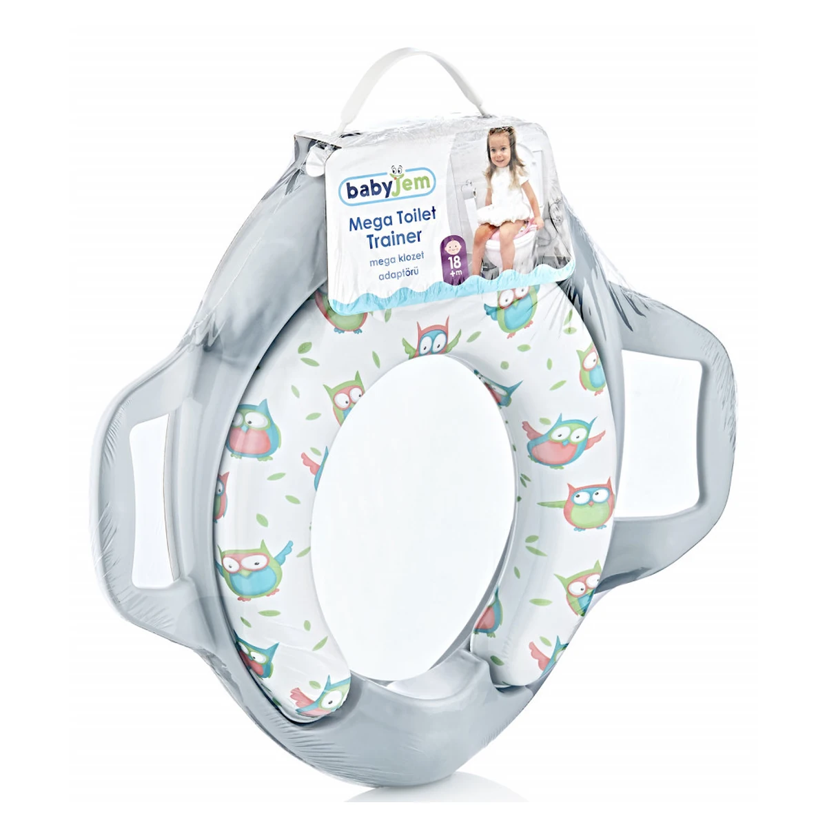 Reductor moale pentru toaleta Gri BabyJem [2]