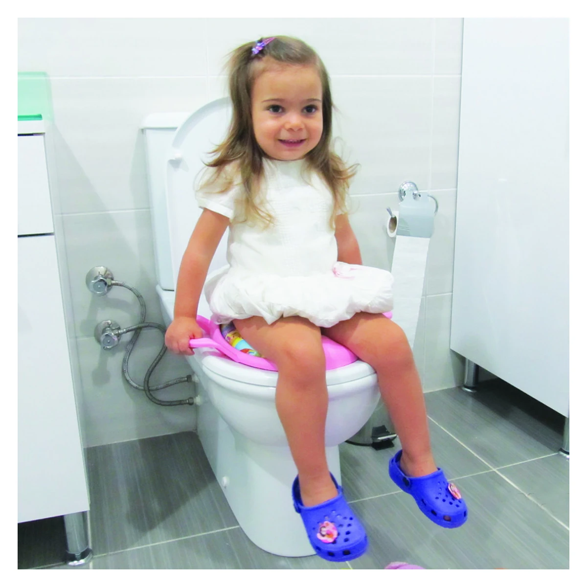 Reductor moale pentru toaleta Roz BabyJem [4]